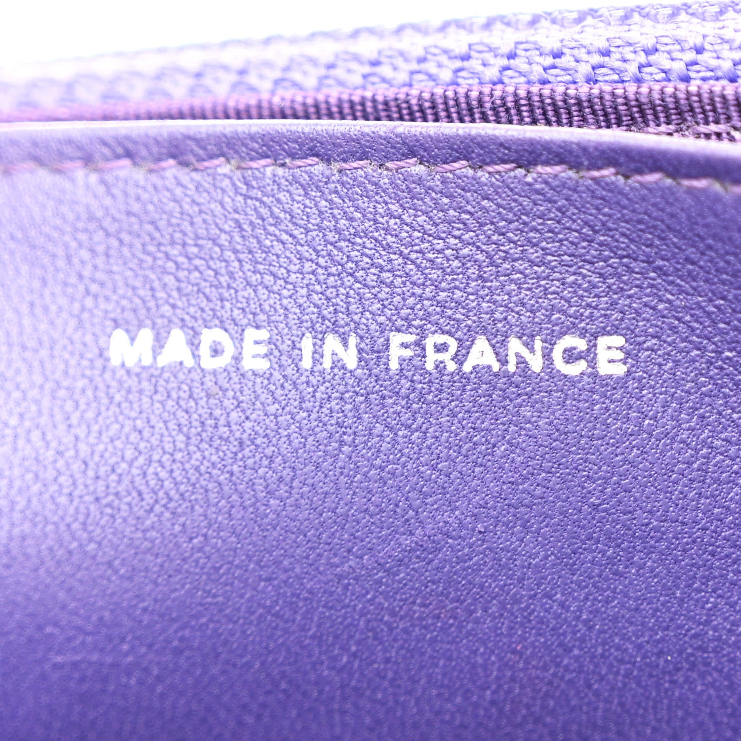 Chanel Lambskin Quilted Reissue Wallet On Chain WOC Purple 7 of 13