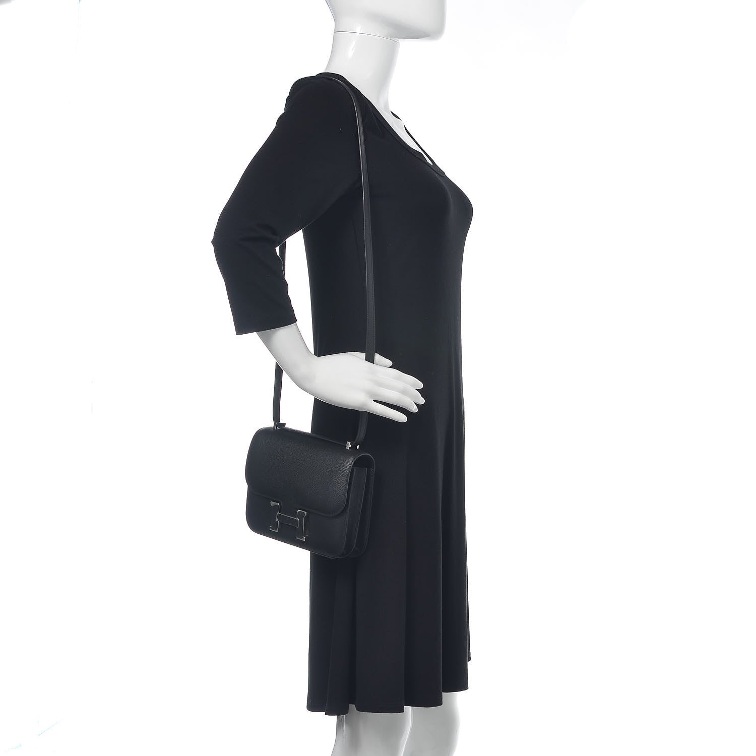 Hermes Epsom Constance 18 Black 2 of 17