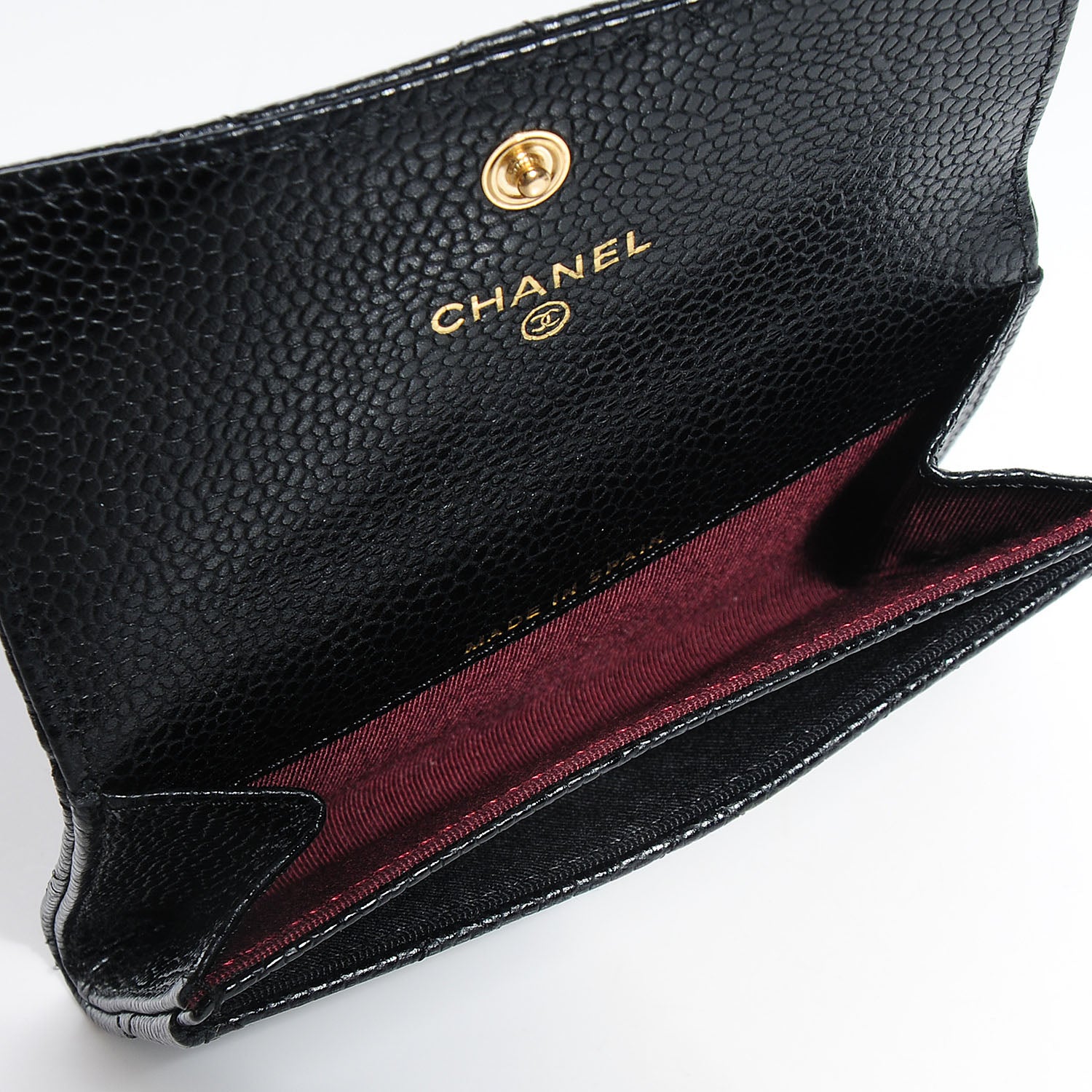 Chanel Caviar Quilted Flap Card Holder Black 6 of 9