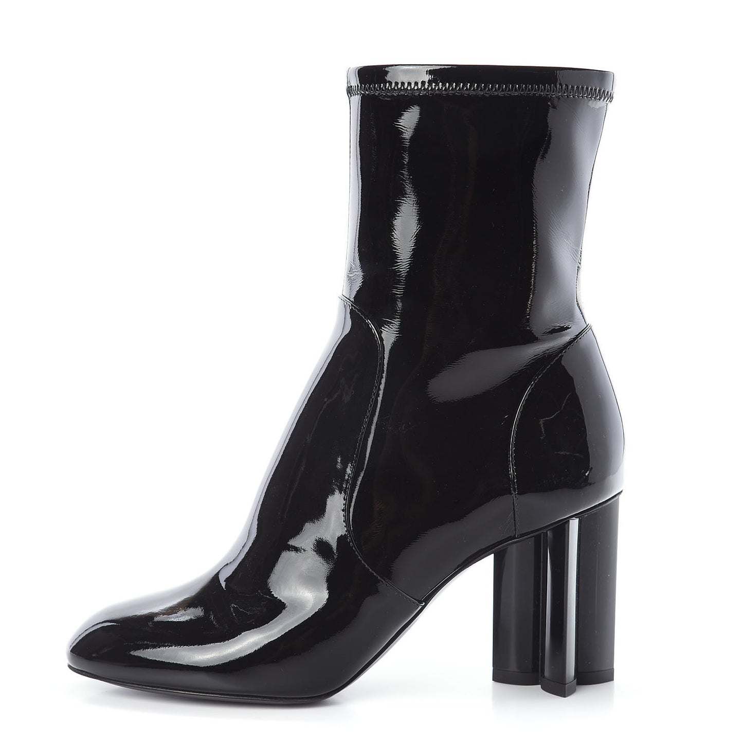 Patent Uniformes Silhouette Ankle Boots 36 Black