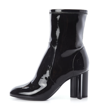 Louis Vuitton Patent Uniformes Silhouette Ankle Boots 36 Black 1 of 7
