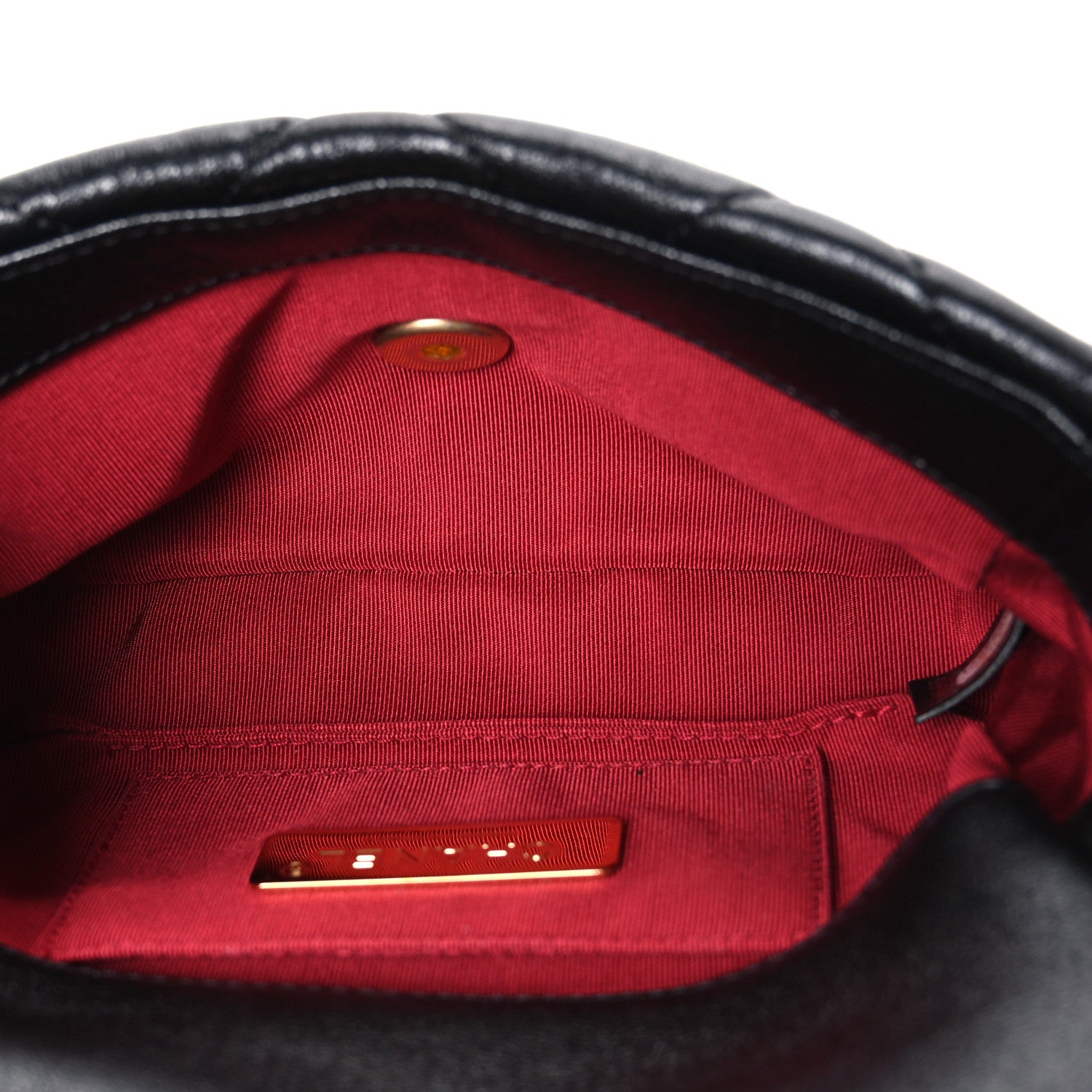 Chanel Goatskin Quilted Chanel 19 Waist Bag Black 5 of 10