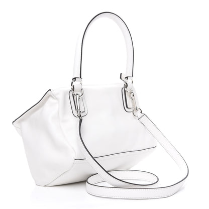 Givenchy Calfskin Velvet Logo Small Pandora White 2 of 9