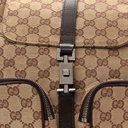 Gucci Monogram Backpack Dark Brown 8 of 11