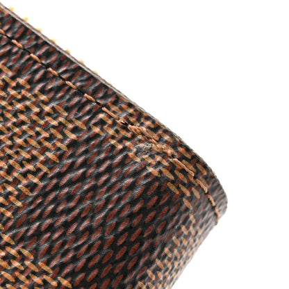 Louis Vuitton Damier Ebene Clemence Wallet Rose Ballerine 10 of 11