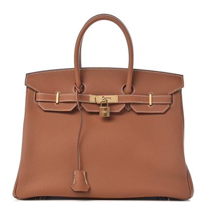 Hermes Togo Birkin 35 Gold 1 of 35