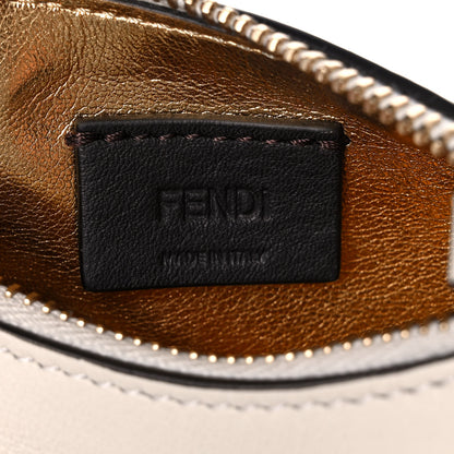 Fendi Vitello Grace Matte Nano Fendigraphy Hobo Charm White Ice 8 of 12