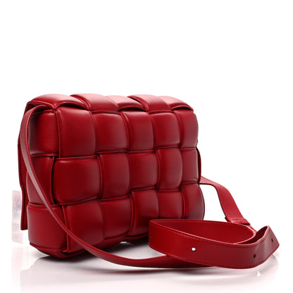 Bottega Veneta Nappa Maxi Intreccio Padded Cassette Crossbody Bag Dark Red 2 of 6