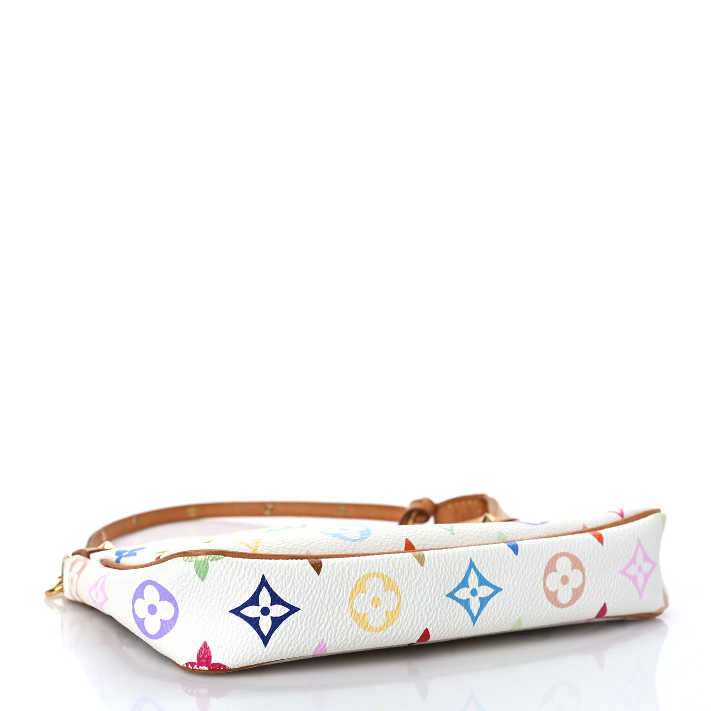 Monogram Multicolor Pochette Accessories White