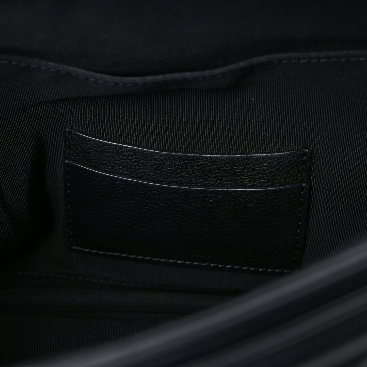 Calfskin Quilted CC Medium Vanity Case Black