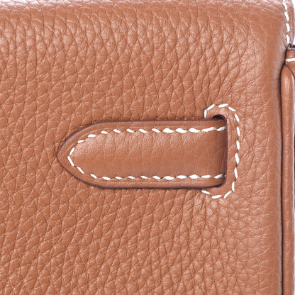 Hermes Taurillon Clemence Kelly Ado Backpack Gold 9 of 30