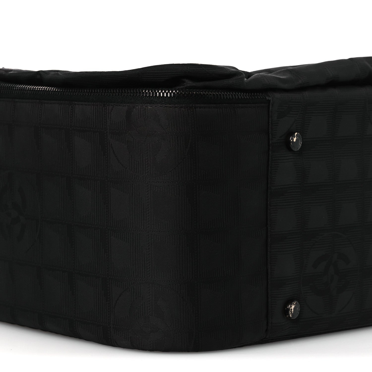 Chanel Nylon Travel Shoulder Bag Black 8 of 11