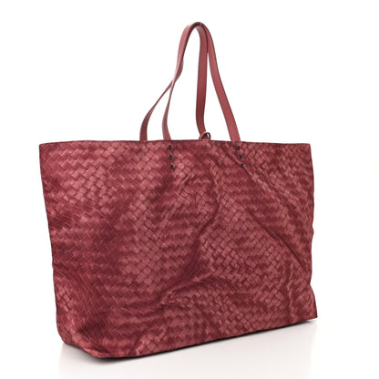 Bottega Veneta Nylon Large Intrecciolusion Tote Corallo 3 of 10