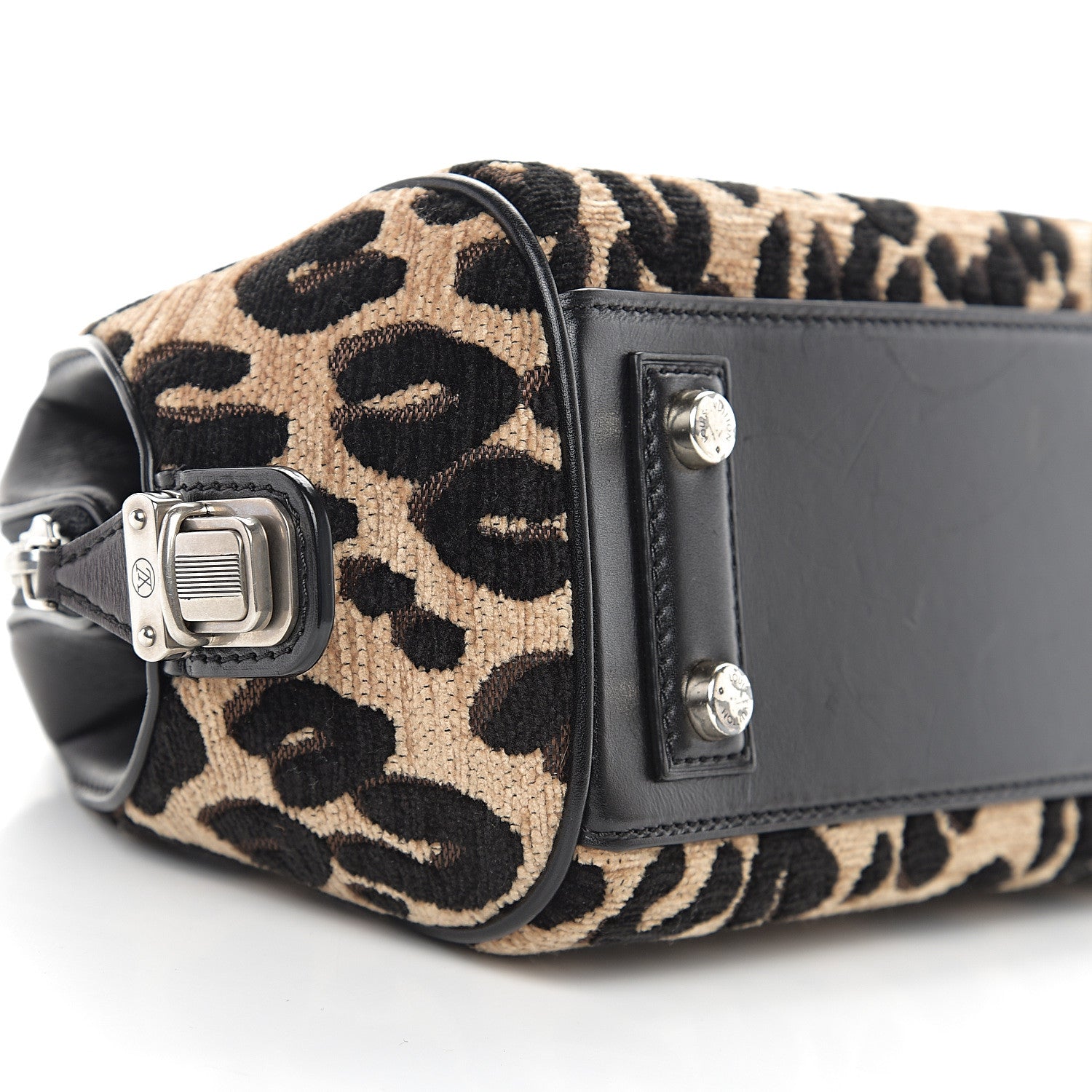 Louis Vuitton Jacquard Velvet Leopard Print Stephen Sprouse Baby Bag 6 of 9