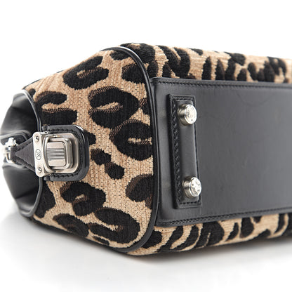 Louis Vuitton Jacquard Velvet Leopard Print Stephen Sprouse Baby Bag 6 of 9
