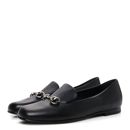 Gucci Calfskin Horsebit Loafers 36.5 Black 4 of 11