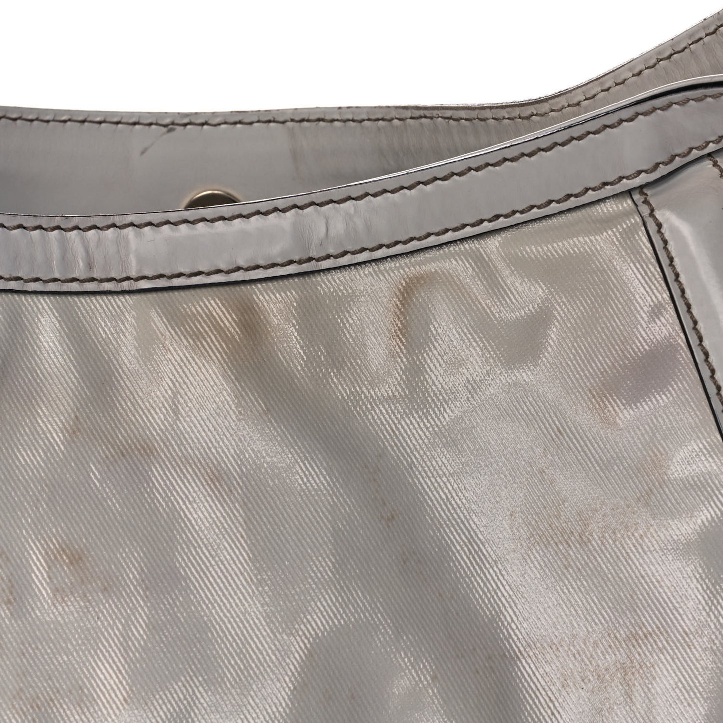 Dialux Medium Britt Shoulder Bag Off White