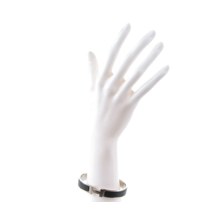Hermes Matte Enamel Narrow Clic Clac HH Bracelet GM Black 2 of 4