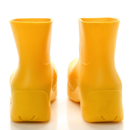 Bottega Veneta Rubber Puddle Ankle Boots 38 Egg Yolk 4 of 12