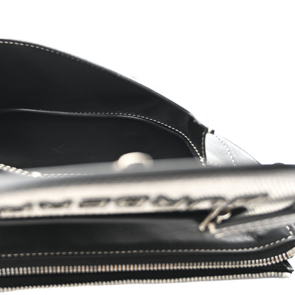 Burberry Canvas Horseferry Print Double Olympia Shoulder Bag Black 6 of 10