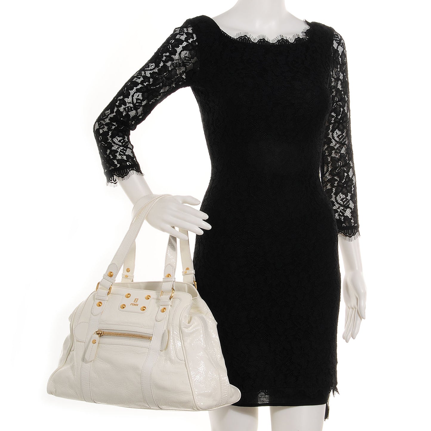 Vitello Naplak Small Bag De Jour White