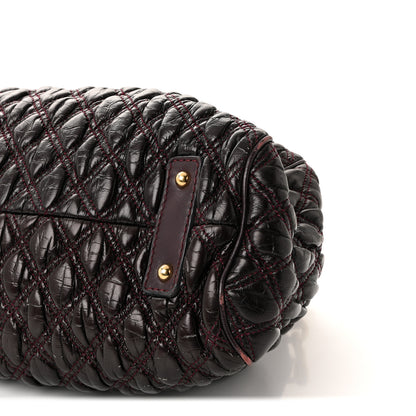 Marc Jacobs Calfskin Quilted Stam Plum 9 of 9