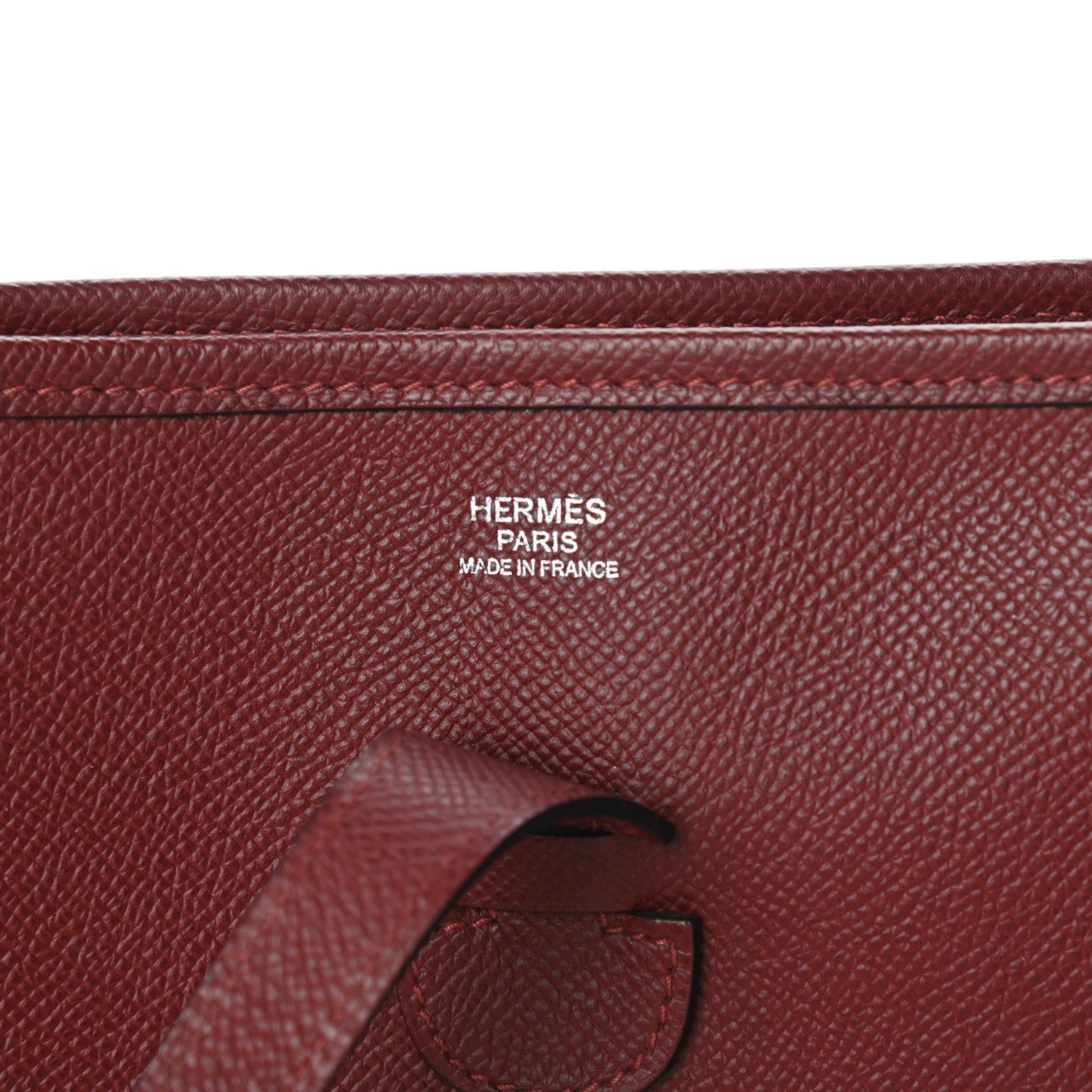 Hermes Epsom Evelyne III PM Rouge H 6 of 10