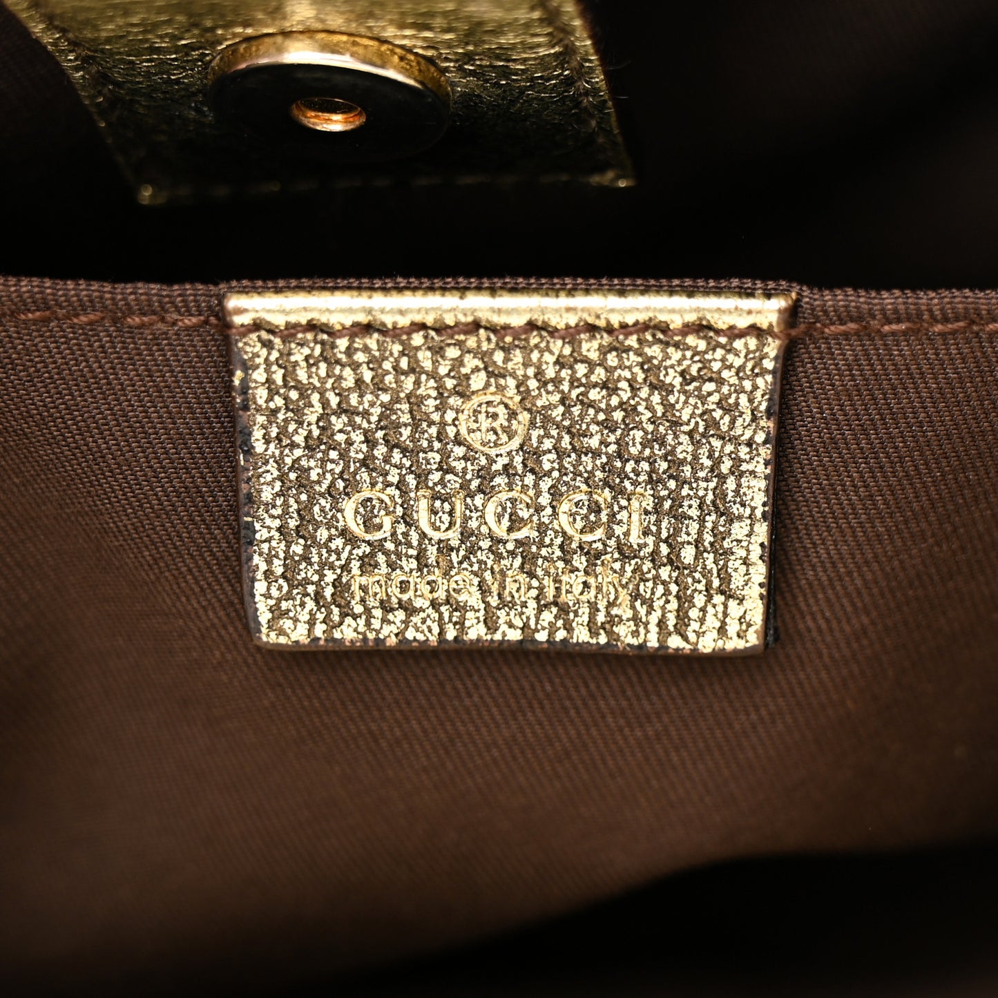 Monogram Bamboo Chain Tom Ford Shoulder Bag Metallic
