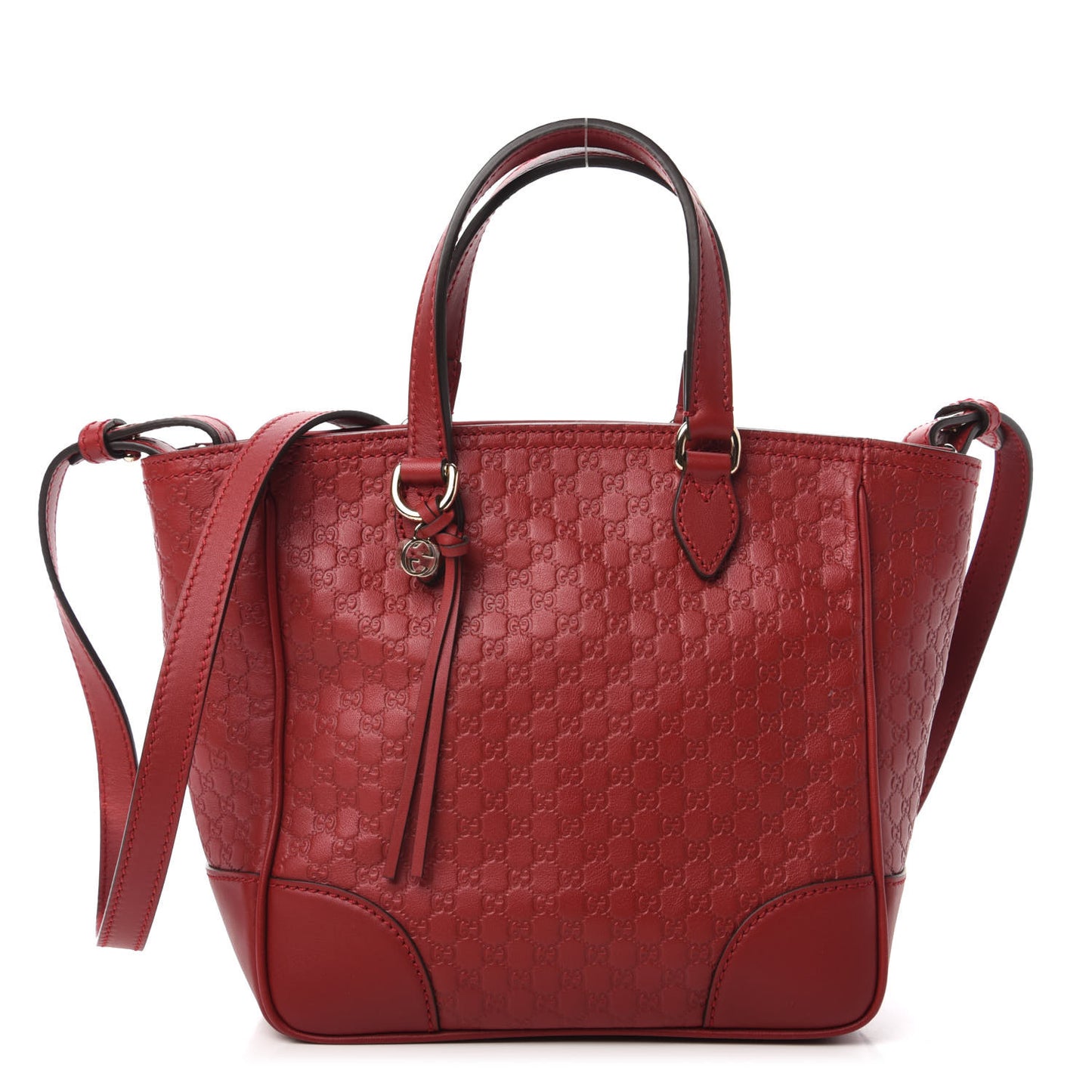 Microguccissima Small Bree Tote Red