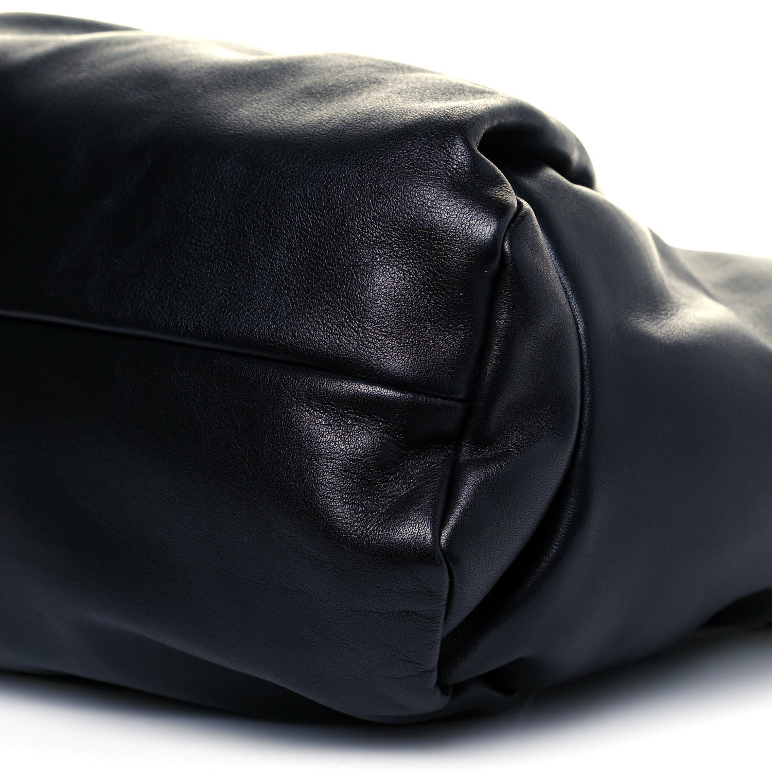 Bottega Veneta Smooth Butter Calfskin Small The Shoulder Pouch Black 9 of 10