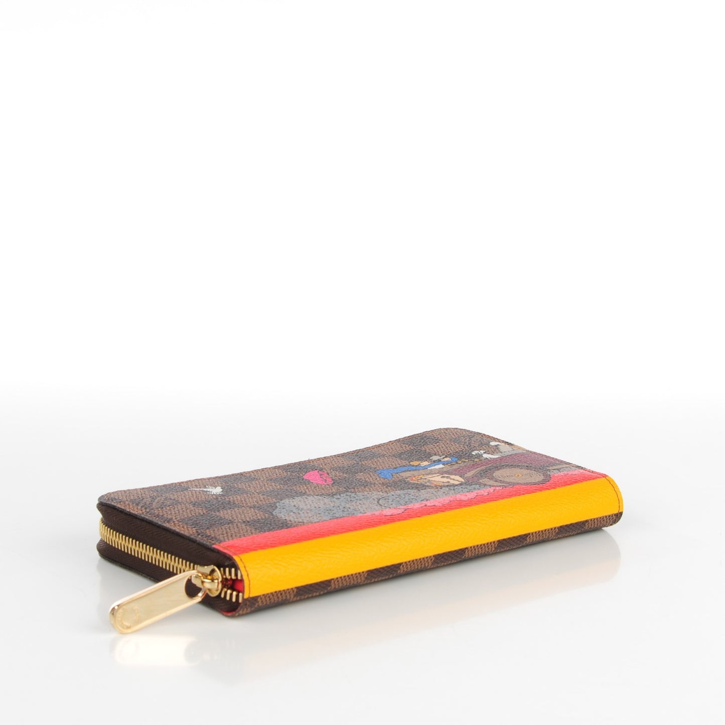 Damier Ebene 2015 Christmas Animation Zippy Wallet Poppy