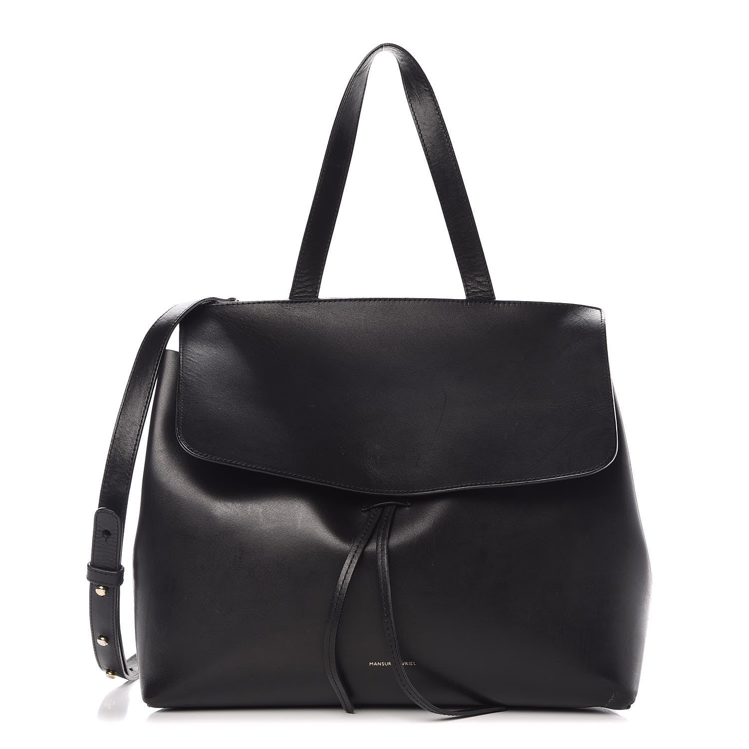 Mansur Gavriel Calfskin Lady Bag Black Ballerina 1 of 15