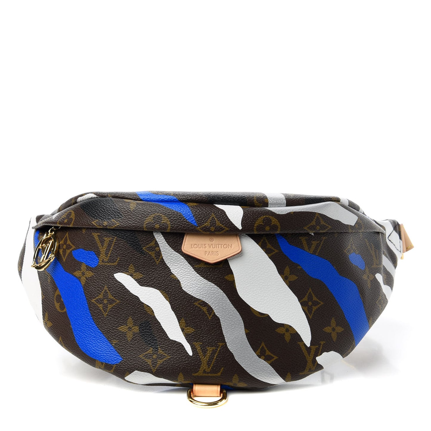 X LOL Monogram Bumbag Blue Silver
