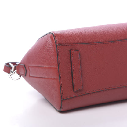 Givenchy Sugar Goatskin Mini Antigona Dark Red 8 of 11