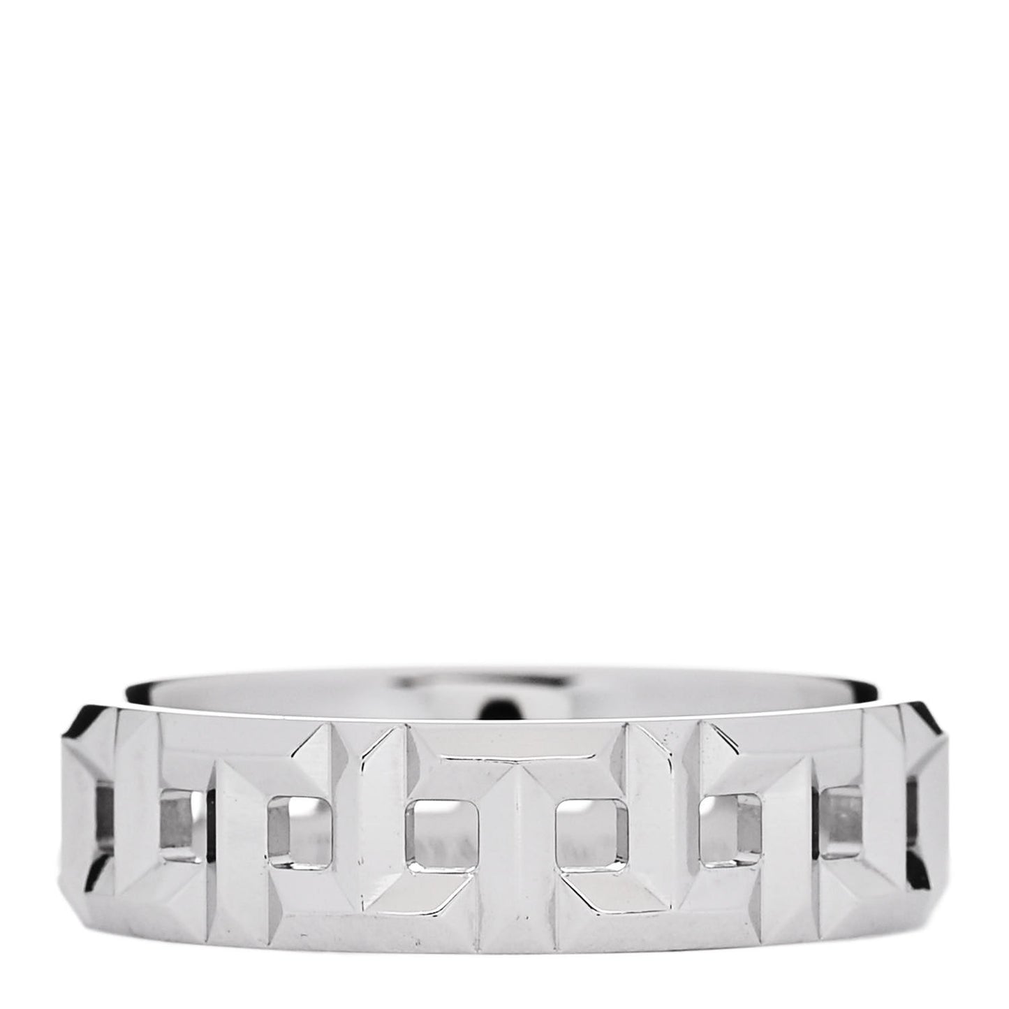 18K White Gold Wide T True Ring 58 8.5