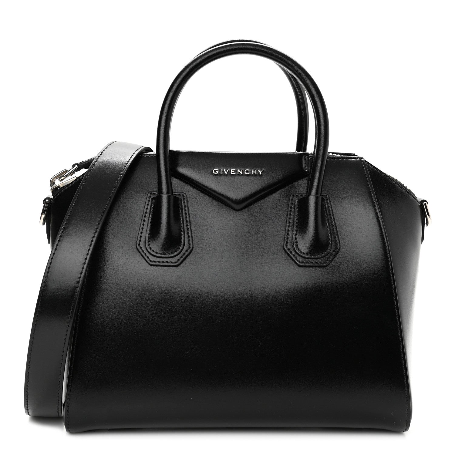 Givenchy Shiny Lord Calfskin Small Antigona Black 1 of 10