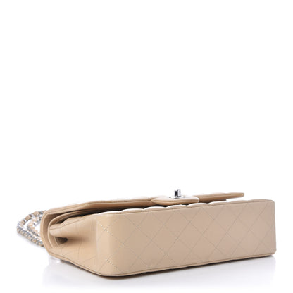 Chanel Lambskin Quilted Medium Double Flap Beige 5 of 11