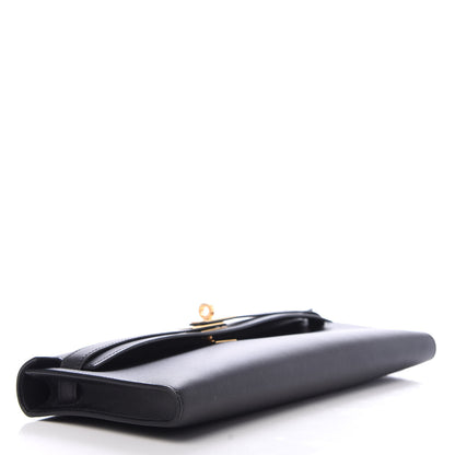 Hermes Swift Kelly Cut Clutch Pochette Black 4 of 7
