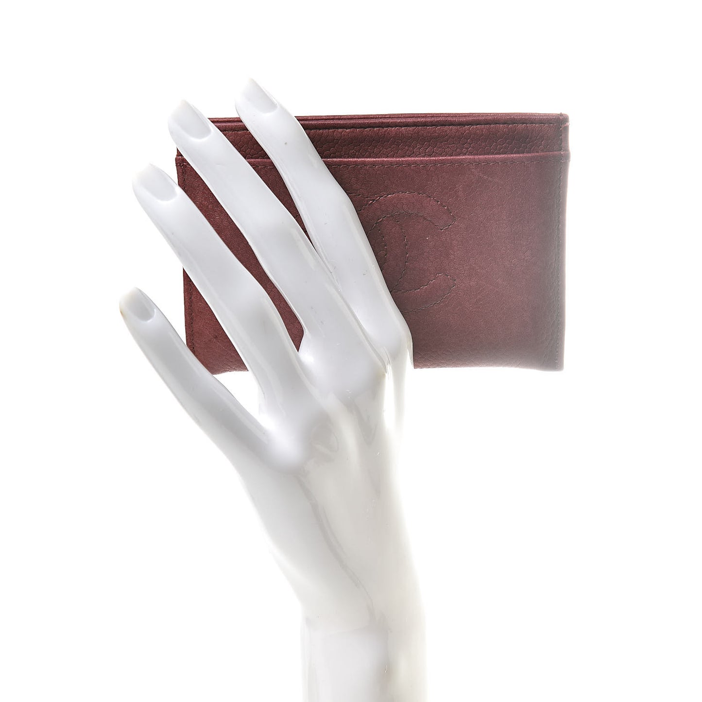 Caviar Timeless CC Card Holder Bordeaux