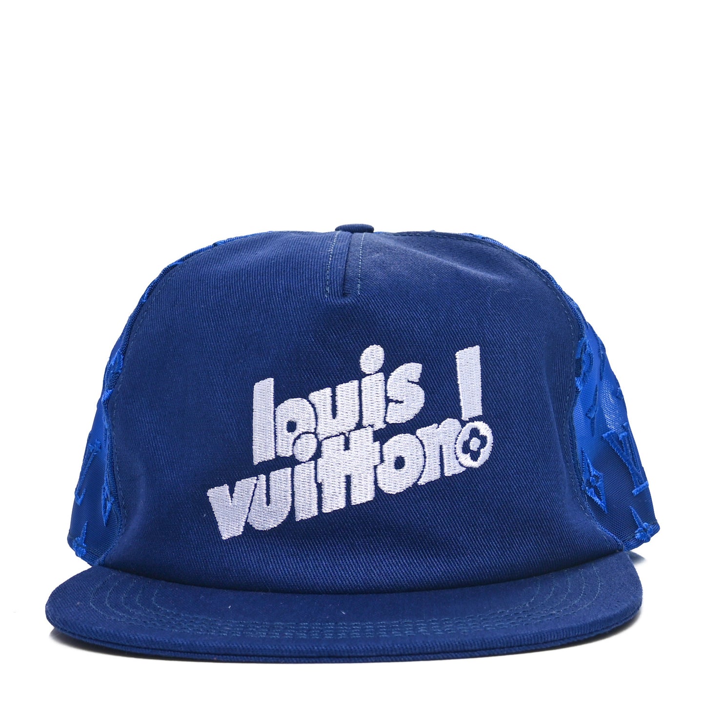 Mesh Embroidered Everyday LV Cap 58 Blue