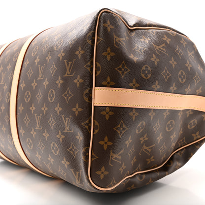 Louis Vuitton Monogram Keepall Bandouliere 55 9 of 11