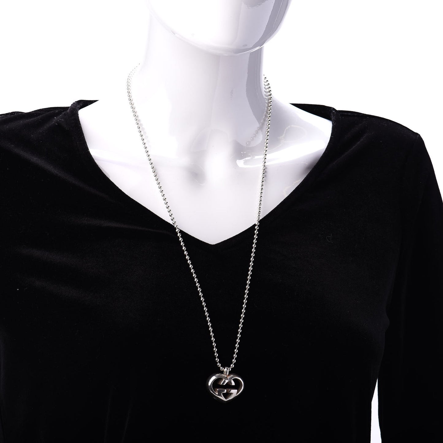 Sterling Silver Britt Heart Pendant Necklace