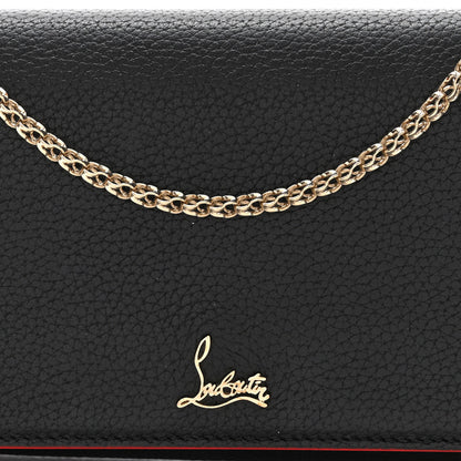 Christian Louboutin Calfskin Boudoir Chain Wallet Black 9 of 12