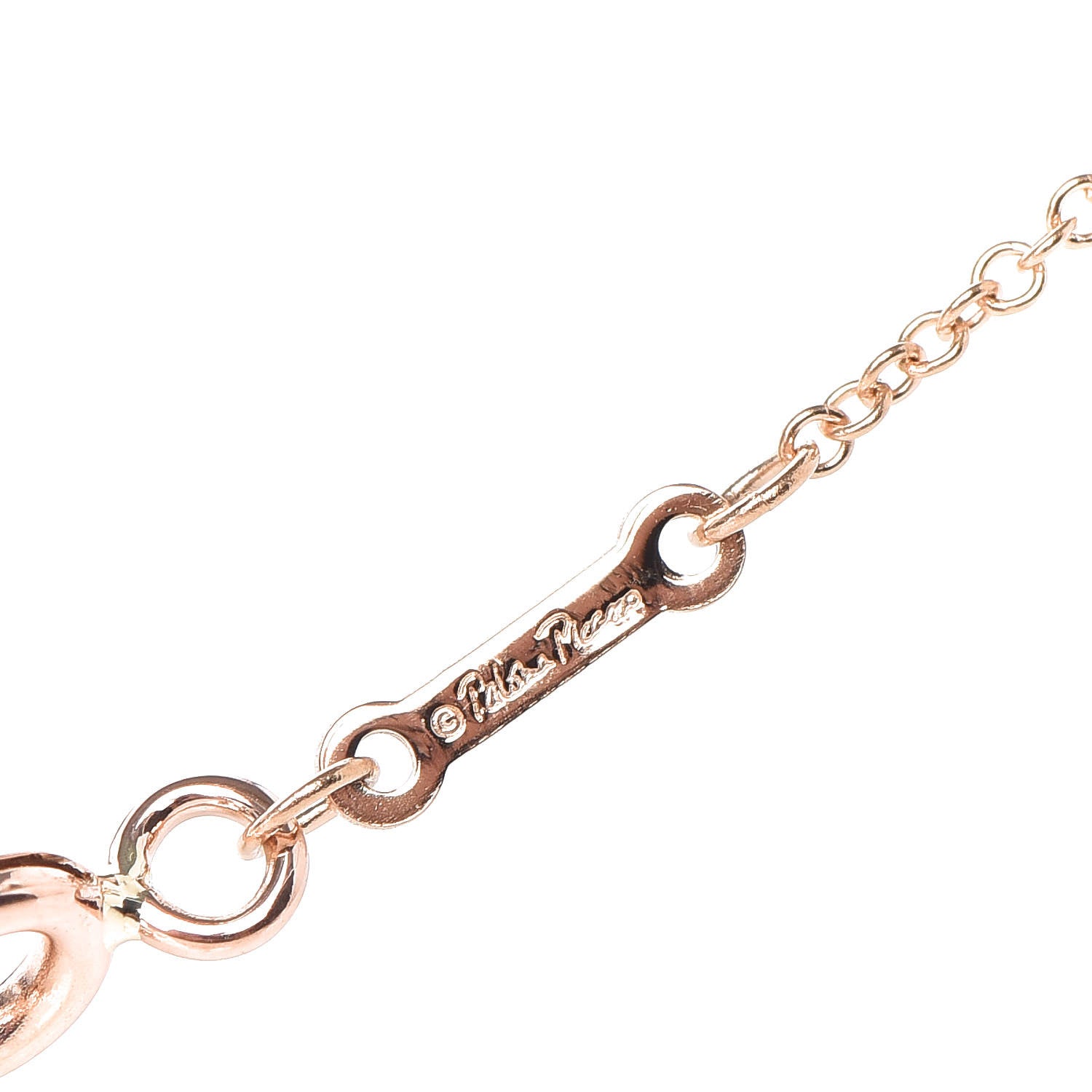 Tiffany 18K Rose Gold Paloma's Graffiti Love and Kisses Pendant Necklace 5 of 6