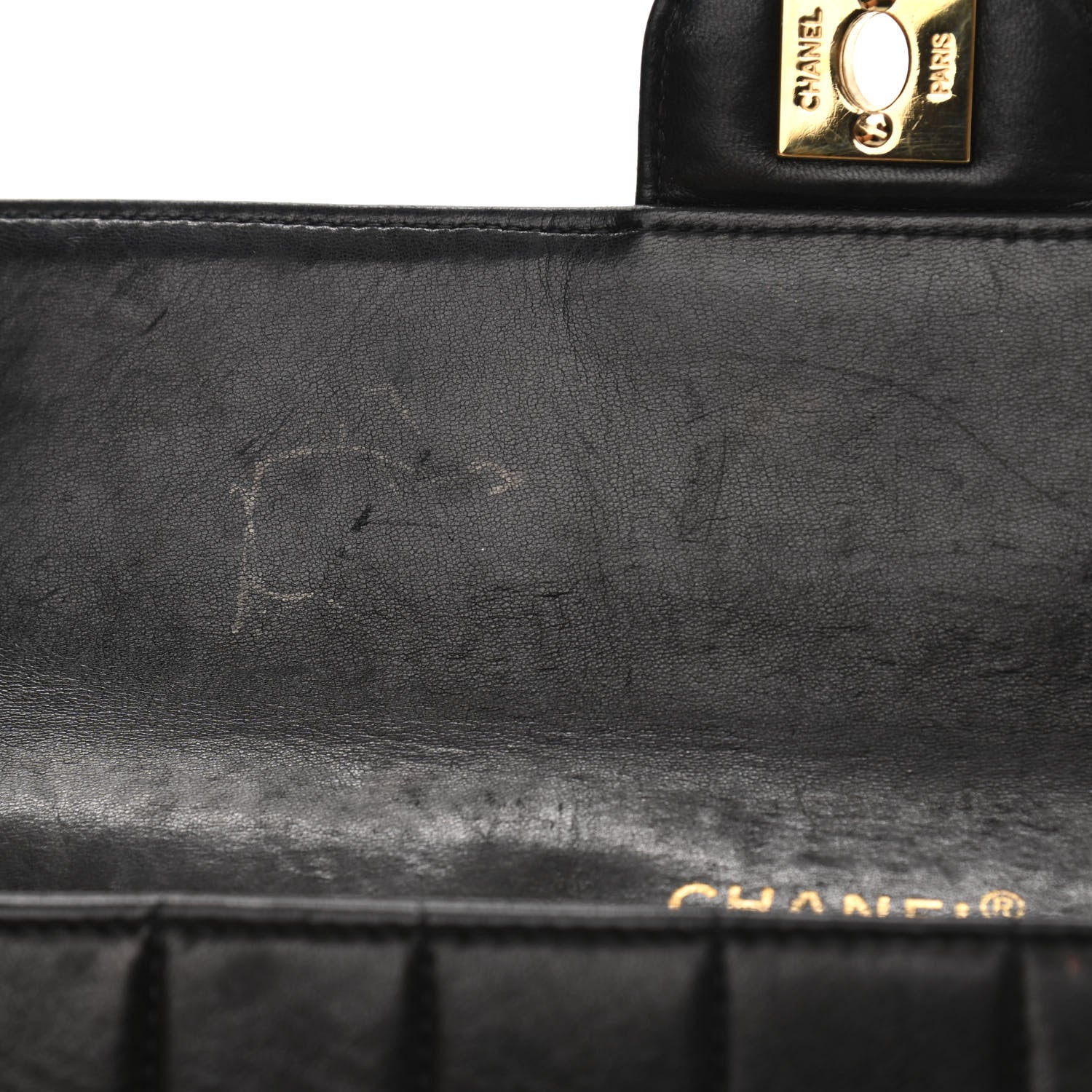 Chanel Lambskin East West Chocolate Bar Flap Black 12 of 14