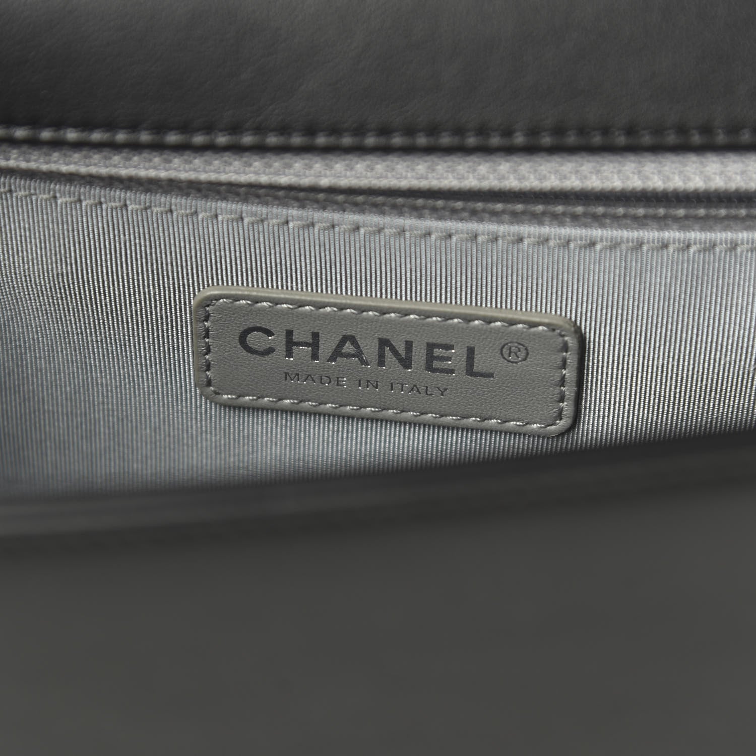 Chanel Calfskin Chevron Quilted New Medium Boy Flap Black 8 of 10