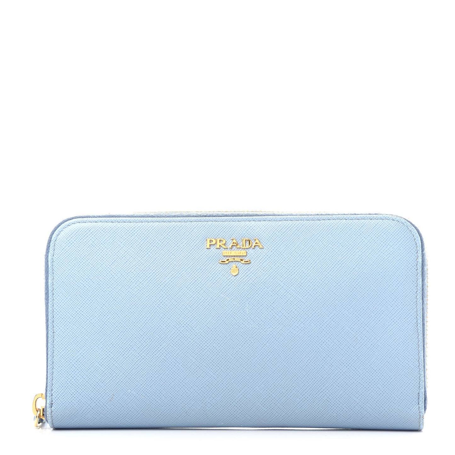Saffiano Metal Zip Around Wallet Astrale