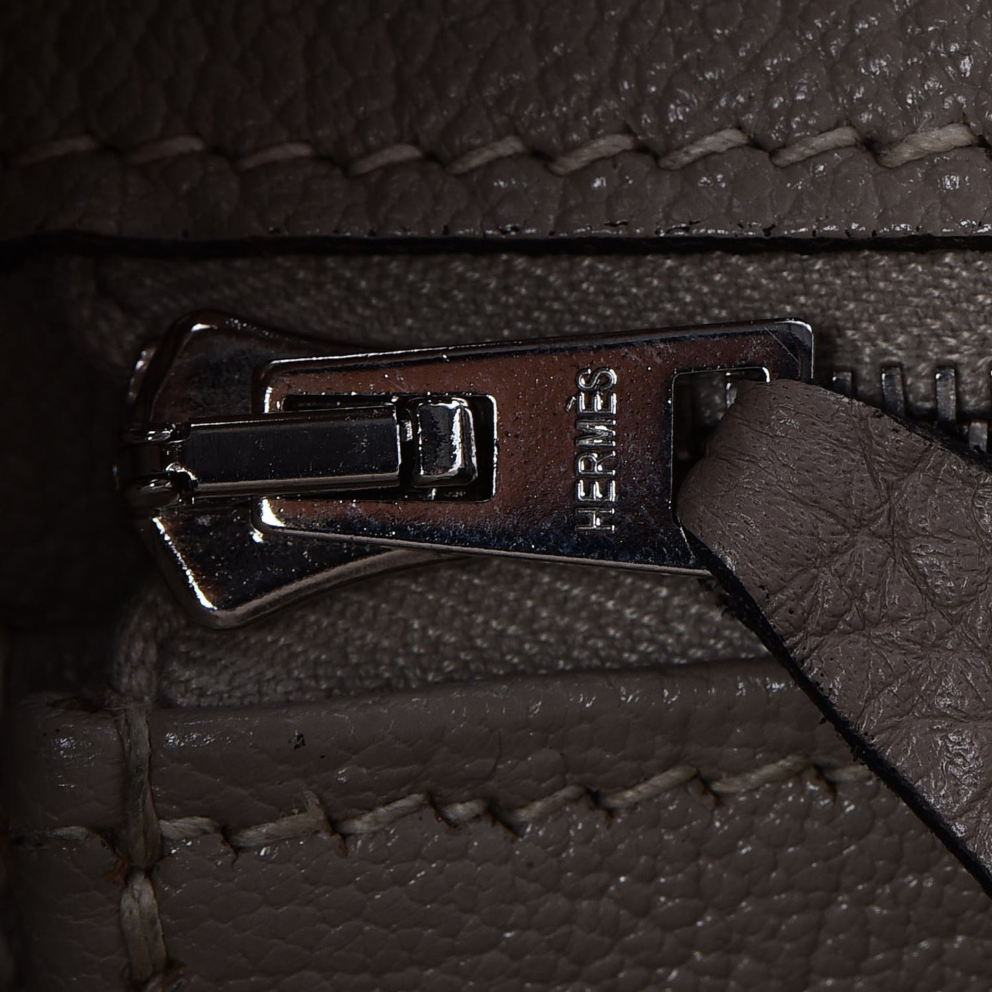 Taurillon Clemence Birkin 35 Gris Tourterelle