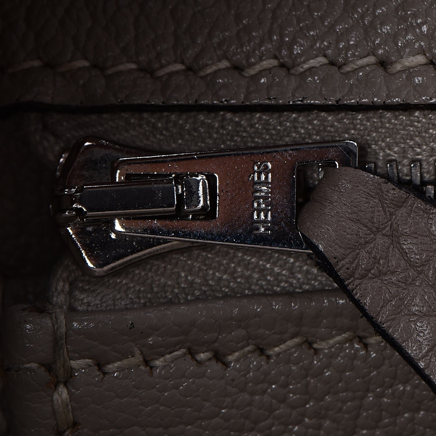 Hermes Taurillon Clemence Birkin 35 Gris Tourterelle 15 of 36