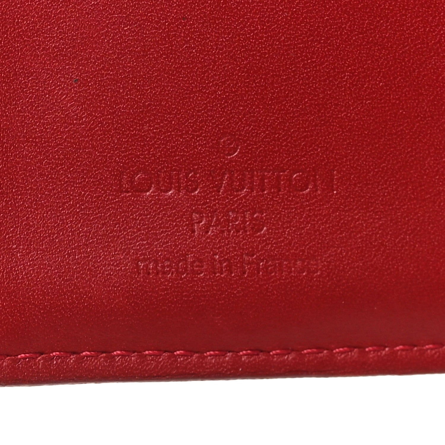Louis Vuitton Vernis French Purse Wallet Pomme D'Amour 7 of 9